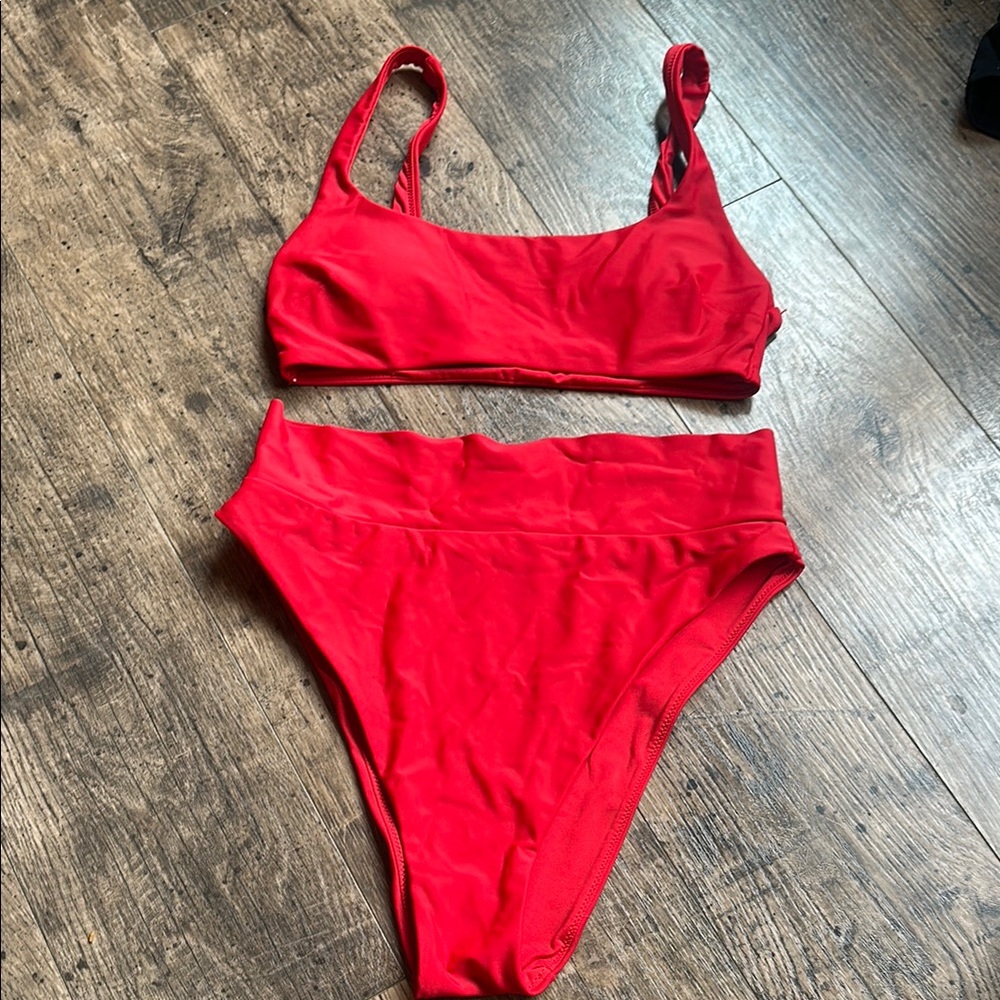 Red Bikini Set